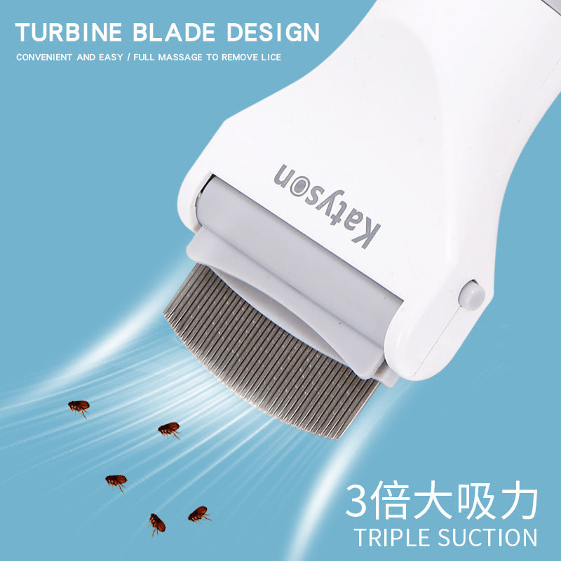 Pet Comb Flea Comb Lice Catcher External Insect Repellent Dog Pet Electric Lice Remover Cat Comb Flea Comb